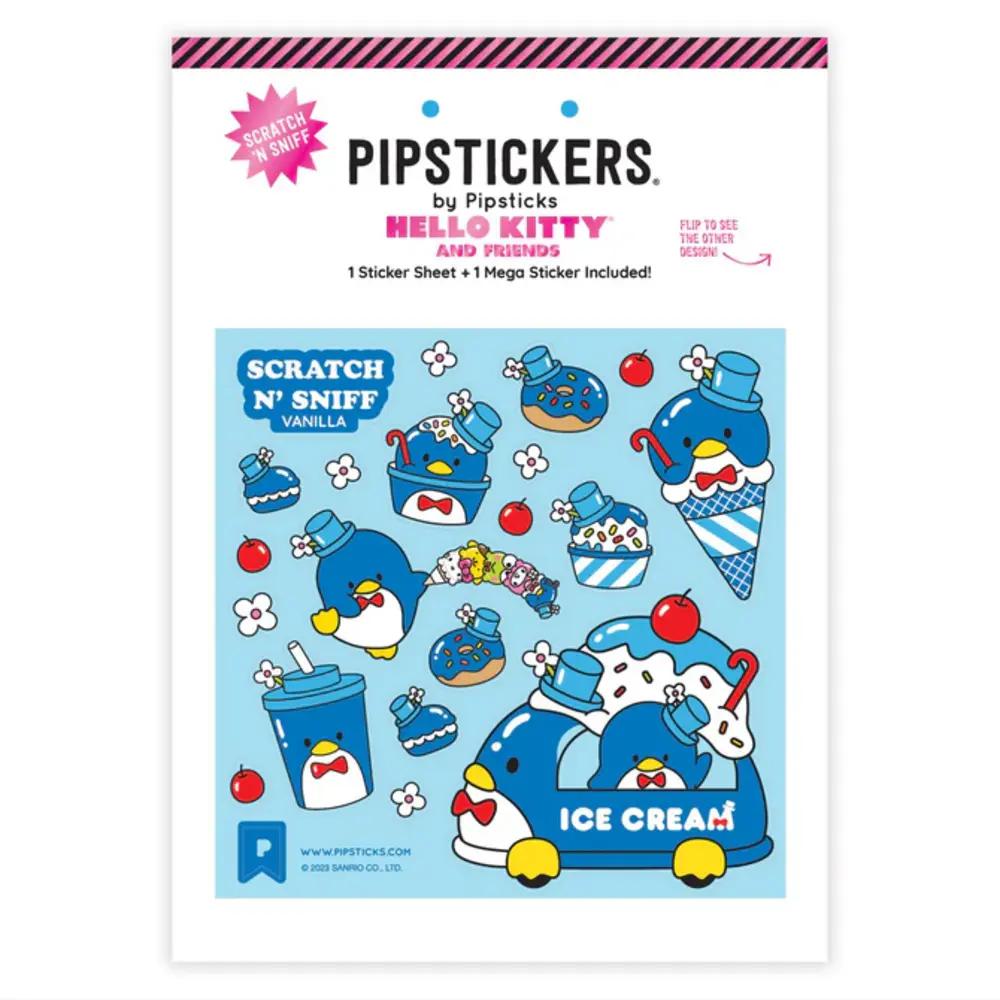 Pipsticks, Stickers, Art & School, 4"x4", Tuxedosam Treat Trolley, Scratch & Sniff, 895753